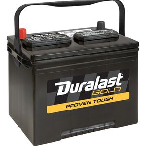 Image result for picture of a car battery duralast